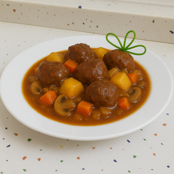 Albondigas setas Albondigas setas